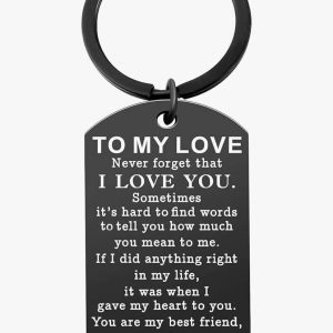 To my Love Personalized Key Chain Gift Set Sweetest Day Gift